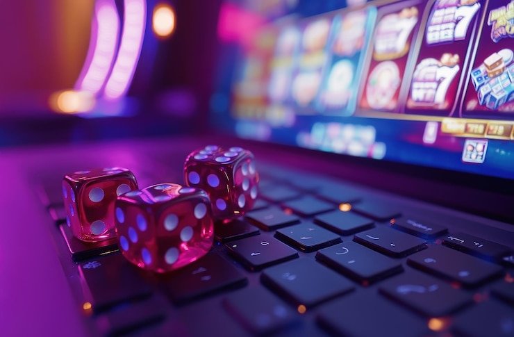 Layar Game Demo romanobet menampilkan permainan slot dengan saldo kredit virtual